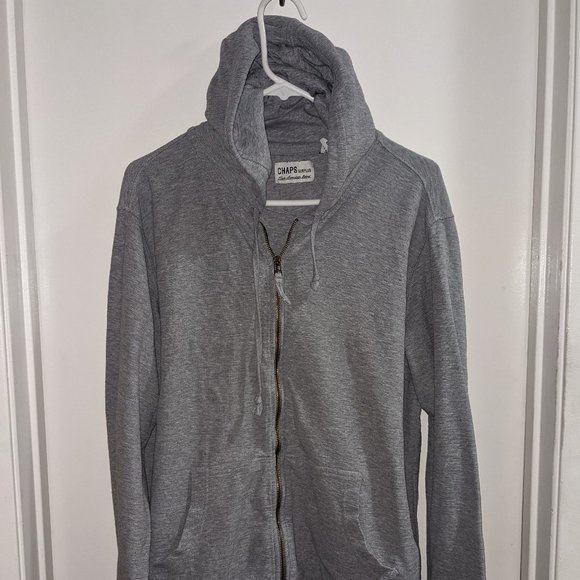 Grey Chaps Hoodie Size L - Picture 1 of 3